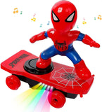 Spider Man Electric Stunt Skateboard Toy (large size)
