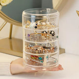 360 Degree Acrylic Rotating Jewellery Box