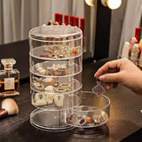 360 Degree Acrylic Rotating Jewellery Box