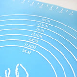 Silicon Rolling Dough Mat Non Slip Non Stick Reuseable Baking Mat 40cm x 50cm Kneading Dough Pad for Pastry Fondant Chapati Rolling Mat Roti Mat with Measurements