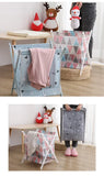 Dirty Clothes Basket Fabric Dust-proof Clothes Basket Foldable Bathroom Storage Basket Waterproof Storage Basket