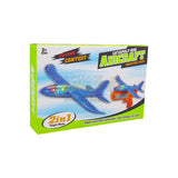 Catapult Aircraft Launcher Toy Gun with Light