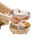 Little Crown Candy Box For Dry Fruits & Candies Box 4 partition Premium Quality