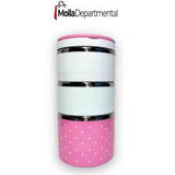 3 Layer Lunch Box Stainless Steel Tiffin Hot Box For office school