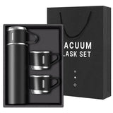 Stainless Steel Vacuum Flask & Extra Cups Set (500ml)