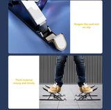 ENRG Dual Fan RGB Portable Aluminum Foldable Laptop Metal Stand Hinge Adjustable Height Folding Holder Solid With Anti Slip Rubber Grips (Silver)