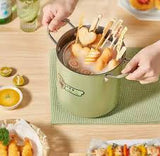 3 Litre Deep Frying Pot Stainless Steel - 1 Set