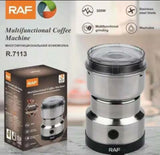 RAF 4Blade - Electric Bean & Spice Grinder, Dry Grinder, Household Lightweight Grinding Cup, Portable Heavy Duty