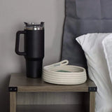 40 oz Insulated Tumbler Thermos Flask with Straw & Lid – Stainless Steel Double-Walled Thermal Mug for Hot & Cold Beverages, Ideal for Travel, Gym, and Outdoor Use