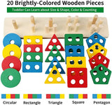 five Column Geometric Shape Sorter