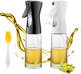 2 IN 1 oil spray bottle and dispenser Multifunction Glass Oil Bottle For Cooking BBQ Oil Dispensers Olive Oil Sprayer Mister Kitchen Gadgets