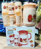 7pcs set - 6pcs Glasses and 1pcs Jug Set with Box Packing