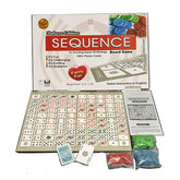 Sequence Deluxe Edition Board Game for Kids - Game of Strategy - Multi Color