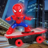 Spider Man Electric Stunt Skateboard Toy (large size)