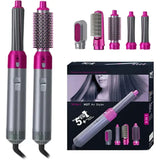 Multifunctional 5 in 1 Hair Dryer Brush & Volumizer Hair Straightener