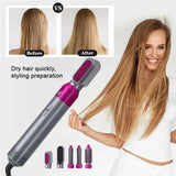 Multifunctional 5 in 1 Hair Dryer Brush & Volumizer Hair Straightener