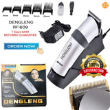Dengleng RF-609 Original Rechargeable Hair And Beard Shaving Machine Grooming For Men