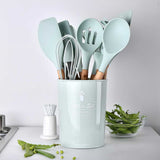 12 Pcs Silicone Cooking Utensils Kitchen Utensil Set