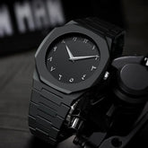 Arabic Aura Black Watch for Men