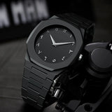 Arabic Aura Black Watch for Men