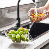 Multifunctional Washing Drain Baskets Household Vegetable Basin Kitchen Washing Fruit Plate Cleaning Bowl Kitchen Accessories
