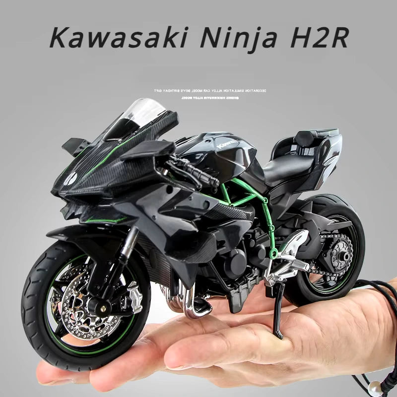 Diecast Kawasaki Ninja H2R 1/10 Model Main image
