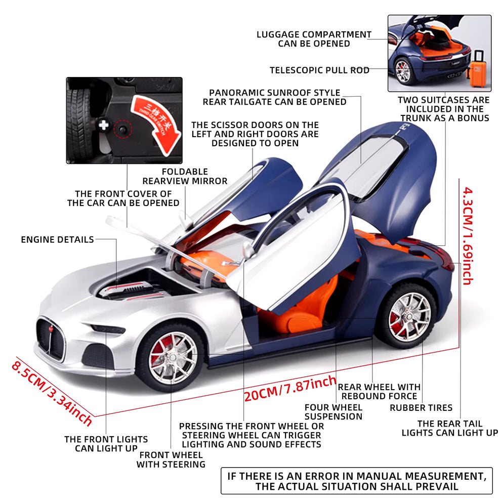 Bugatti Atlantic Diecast Model Secondary image