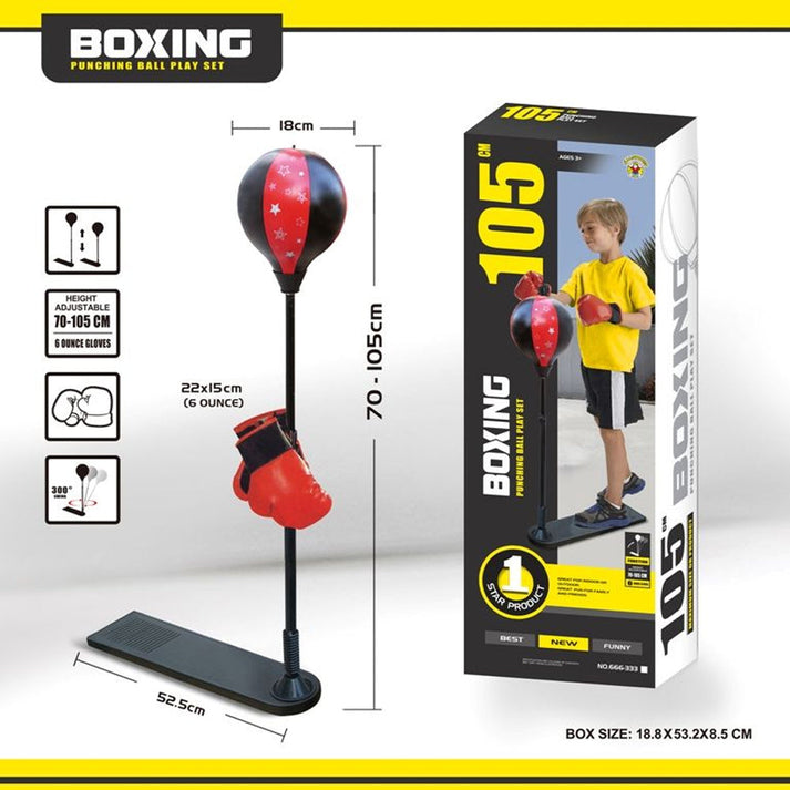 Height Adjustable Kids Boxing Set Main image