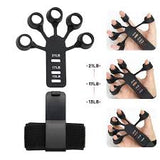 Hand Finger Gripper - Guitar Finger Gripper - Exerciser 6 Resistant Level Gripper - Finger Exerciser for Guitar Players - Arms Hand Trainer for home