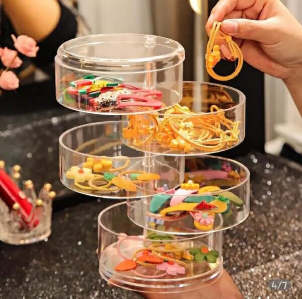 360 Degree Acrylic Rotating Jewellery Box