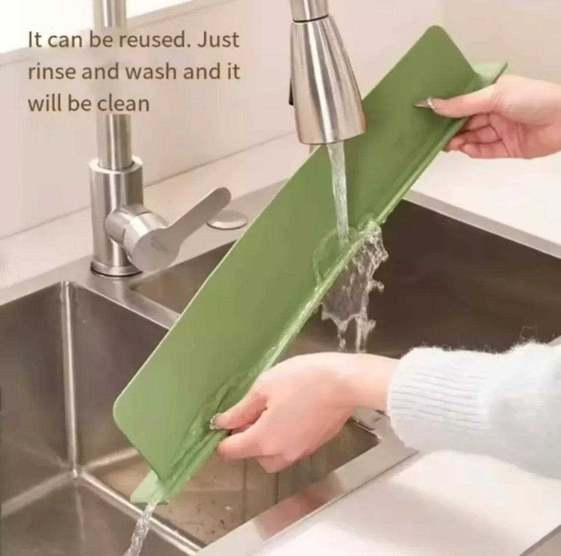 Silicone Sink Baffle Splash Guard