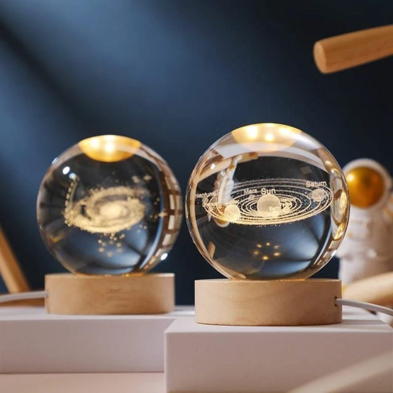3D Ball Led Night Light Milky Way Galaxy Solar System Secondary image