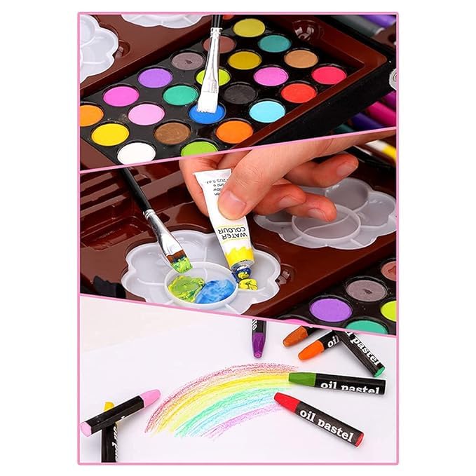 145 PCs Colouring Art Case Trunk