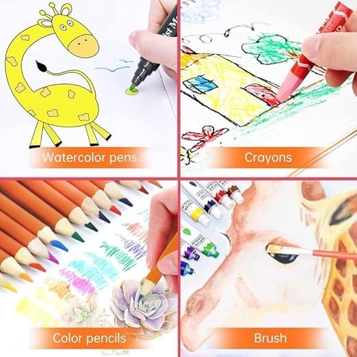 145 PCs Colouring Art Case Trunk