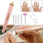 5-in-1 Rechargeable Electric Nail Drill Machine & Pedicure Kit – Professional Nail Art Tool Set with Grinding Acrylic Art Bits, Gel Remover, Manicure & Pedicure Kit, Flawless Salon Nail Pro Milling Cutters & Manicure Pen Shape