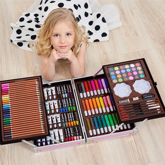 145 PCs Colouring Art Case Trunk