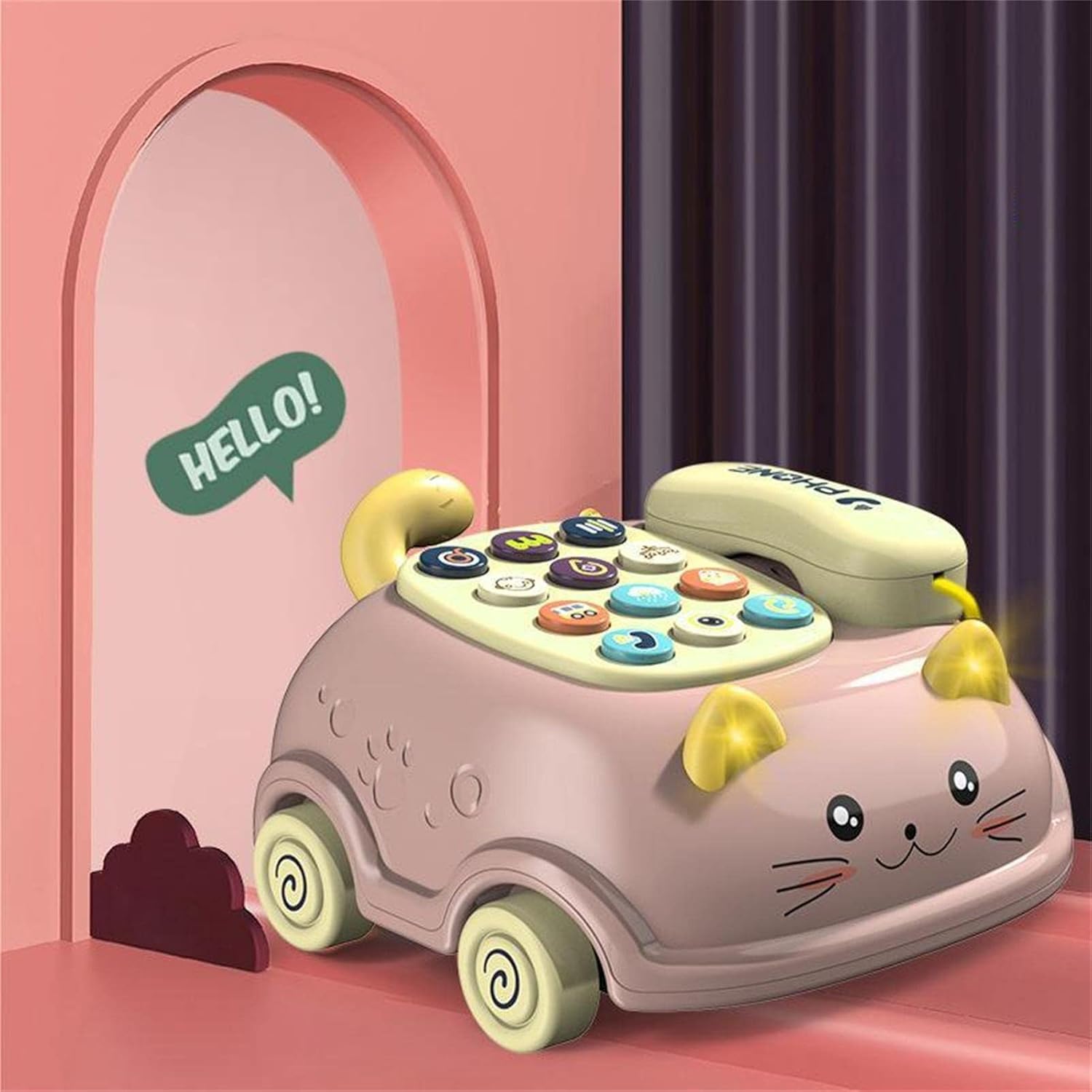 Early Education Musical Telephone Multifunctional Toy