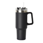 40 oz Insulated Tumbler Thermos Flask with Straw & Lid – Stainless Steel Double-Walled Thermal Mug for Hot & Cold Beverages, Ideal for Travel, Gym, and Outdoor Use 