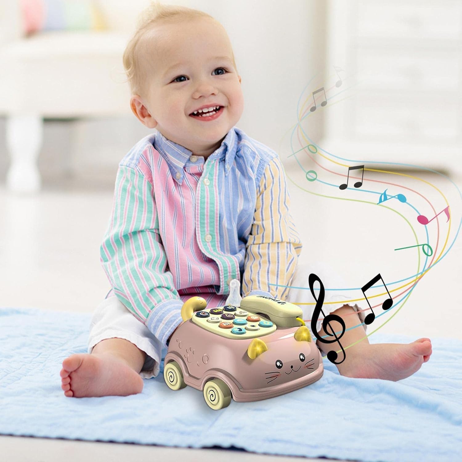Early Education Musical Telephone Multifunctional Toy