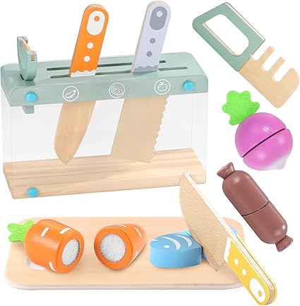 Mini Wooden Kitchen Accessories Play Set Main image