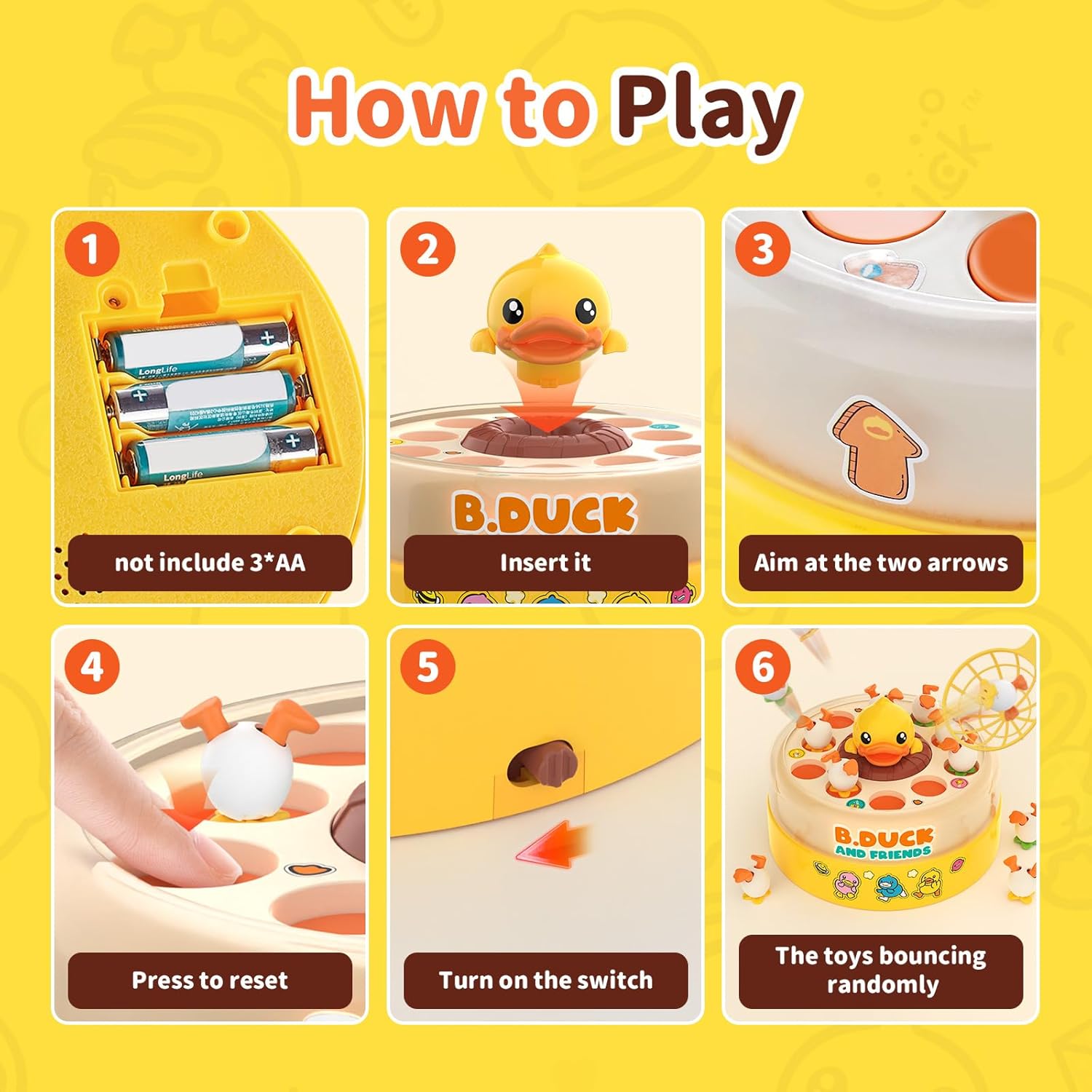 Electric Bouncing Duck Catching Game Secondary image