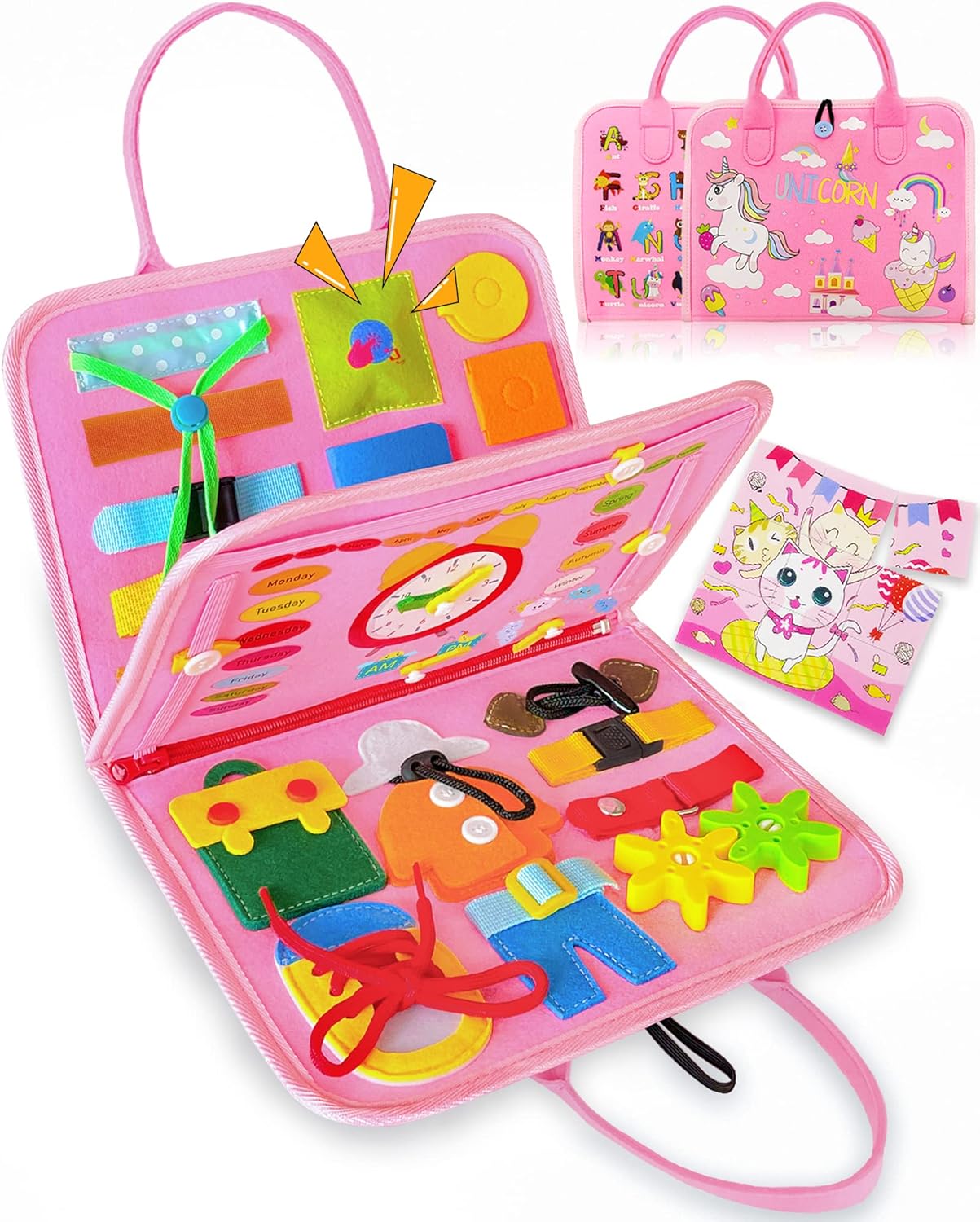 Montessori Toddler Activity Busy Book