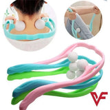 Pressure Point Therapy Massager Comfortable Neck Massager Roller Shoulder Back Pain Ball Deep Tissue Dual Trigger Point Lightweight & Portable