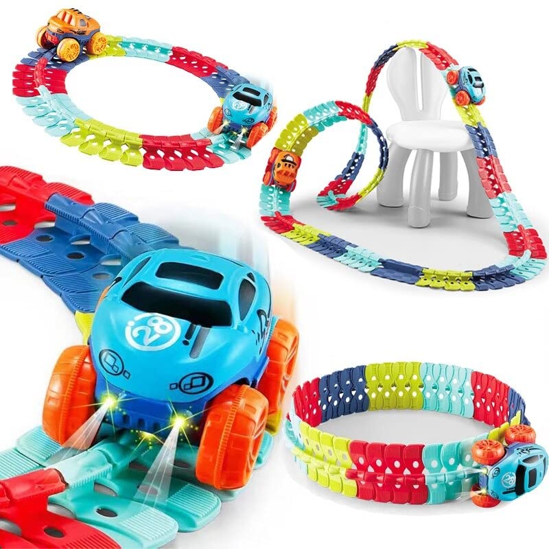 ANTI-GRAVITY PUZZLE ROLLER COASTER TOY - KidoKraze Main image