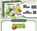 CHILDREN'S EDUCATIONAL PUZZLE TRACK CAR PLAY SET - KidoKraze