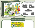 CHILDREN'S EDUCATIONAL PUZZLE TRACK CAR PLAY SET - KidoKraze