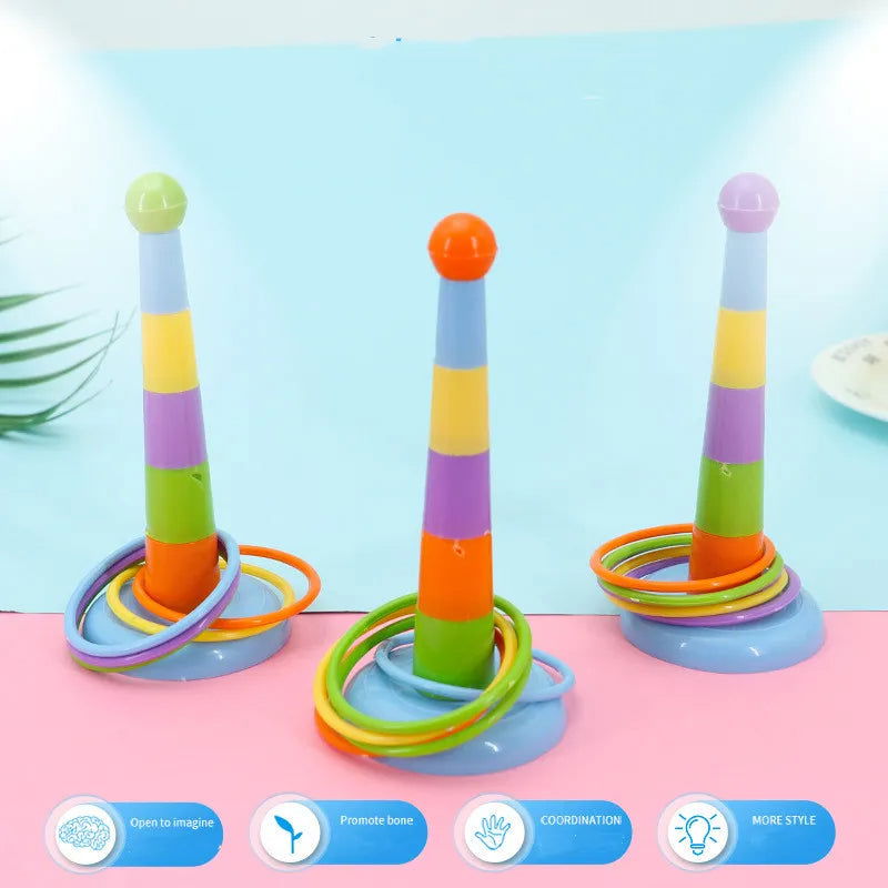 Circle Stacking Puzzle Game Toy - KidoKraze Main image