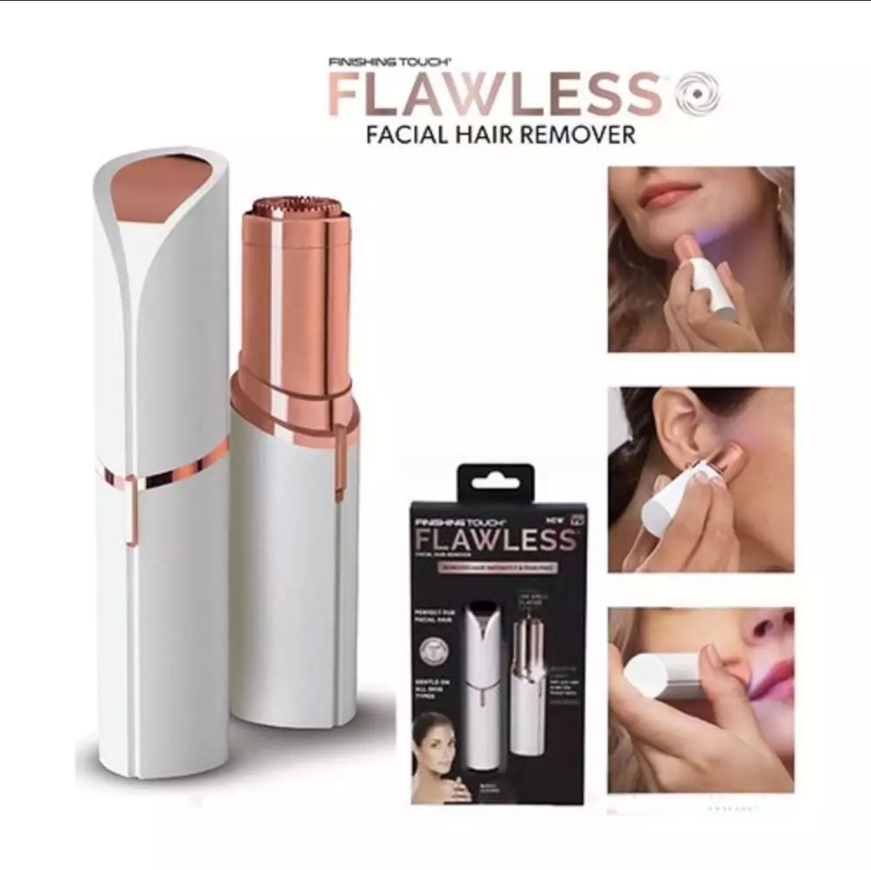 Flawless Facial Hair Remover (cell Operated) Main image