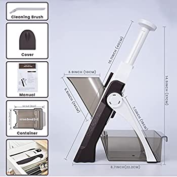 5 in-1 Multifunctional Manual Mandolin Vegetable Slicer Cutter Food & Chopper Secondary image