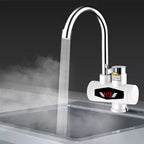 TRIMUX Hot Water Tap Instant Heating Electric Water Heater Faucet, instant electric water heater tap, instant electric geyser, Electric Water Tap, Water Heater, Digital Display with Shower Head for kitchen and bathroom, Water Geezer